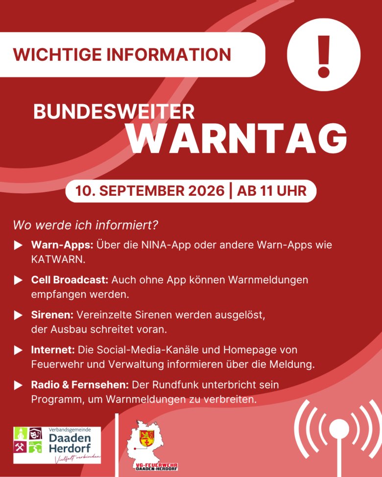 i.A. 26-09-03 FFVGDH - Warntag - Vorab-Ankündigung i.A. 26-09-03 FFVGDH - Warntag - Vorab-Ankündigung