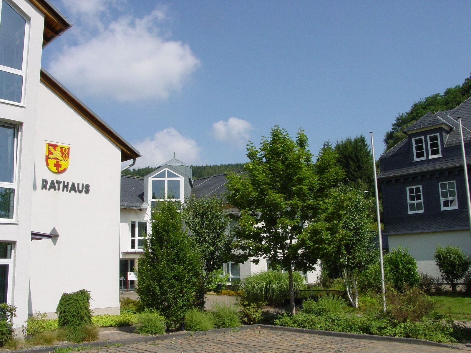 Hier sehen Sie das Rathaus in Daaden