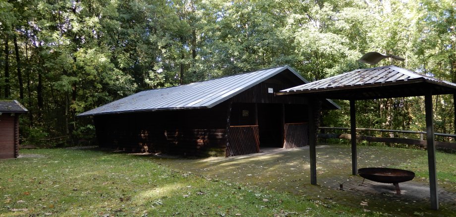 Hier sehen Sie die Grillhütte von Friedewald