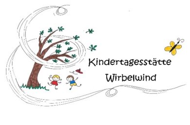 Hier sehen Sie das Logo der Kindertagesstätte Wirbelwind in Derschen.